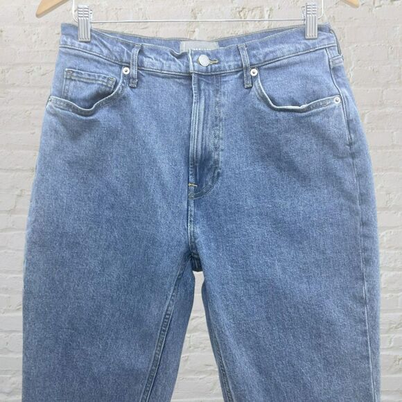 Everlane Original Cheeky Jean 29 Crop Organic Cotton High Rise Vintage Wash - Picture 6 of 15